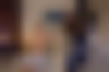 Kristen Bell y William Jackson Harper en The Good Place