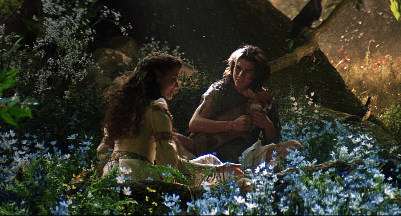 Mia Sara y Tom Cruise en Legend
